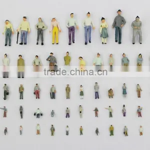 Plastic Scale Model Human Figure, Model Artificial Figure, New Model Figure for 1/75 thumbnail-1