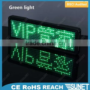 2016 Multi-language LED Name Badge Hot Photo Fullcolor Led Display Screen thumbnail-2