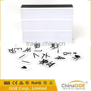 Acrylic Led Frontlit Vintage Cinema Massage Light Box a4 Lightbox Letters thumbnail-5