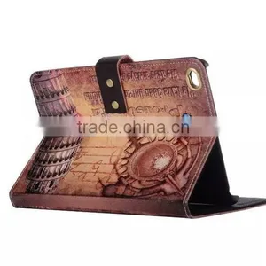 Luxury Retro Design Color Printing Protective Leather Case For IPad Pro thumbnail-2