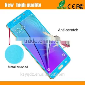 2.5D Titanium Alloy Brushed Metal Tempered Glass Screen Protector Guard for SONY Z2 thumbnail-5