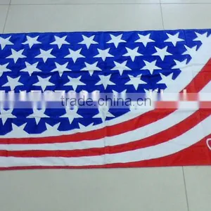 2015 Super Fashion Customized Star Printed Flag Beach Towel thumbnail-2