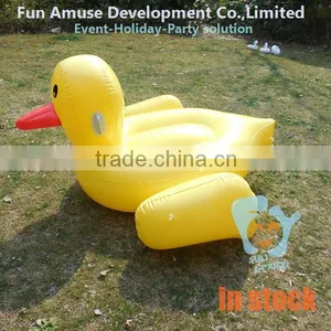 Water Play Equipment Giant Duck Pool Float Inflatable Donut in Stock thumbnail-1