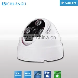 Plastic Indoor Dome 1.0mp Dome ip Camera 3pcs Array ir Led POE Optional thumbnail-2