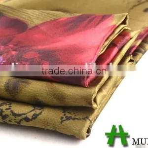Shaoxing Textile Polyester 50D African Print Satin Fabric/ Wholesale Satin Fabric thumbnail-2