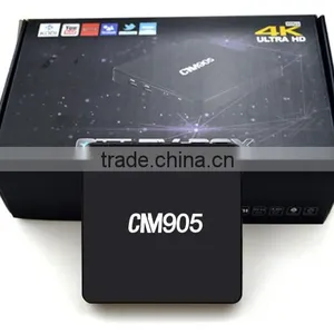 Cloudnetgo 1Chip Trade Assurance 2016 New Chipset Amlogic S905 tv Box 1g 8g Android 5.1 TV Box Kodi 4K UHD TV Box CM905 TV Box thumbnail-1