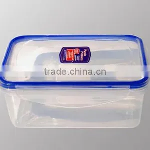 Disposable Food Grade 400ml Square Shape Plastic Kitchen Food Container thumbnail-1