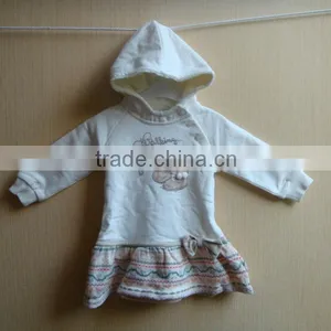 Hot!Pure White Girls Dress for Winter Baby Dress thumbnail-3