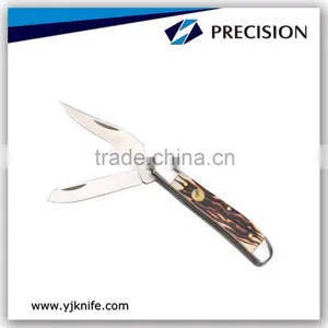 2 Blades Folding Pocket Gift Knife With Bone Handle thumbnail-1