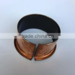 Copper Plated Flanged Steel Bushing With Teflon(PTFE) thumbnail-6