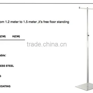 MDF Shelves Floor Standing Slatwall Shoe Shelf With Wheels thumbnail-2