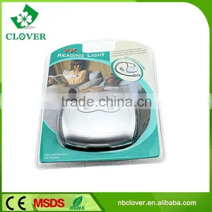 Plastic for Promotion Hands-free Hanging 2 Led Book Reading Light thumbnail-2