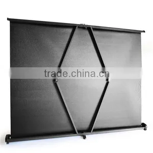 Factory Supply Desktop Screen Matt White Foldable Projection Screen Portable Table Screen thumbnail-3