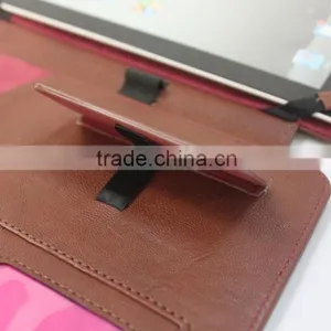 Genuine Leather Business Brief Leather Case 10 Inch Universal Stand Leather Case thumbnail-3