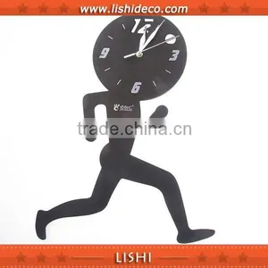 Innovative Funny Wall Clock Looks Like A Running Man thumbnail-1