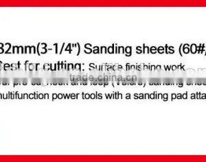 Triangular Oscillating Sander Aluminium Oxide Sanding Paper With Hole thumbnail-2