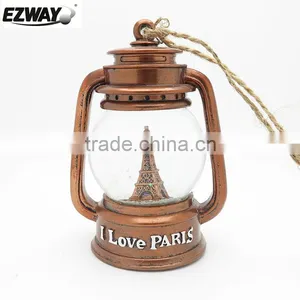 Decoration Fashion Design Cute Resin Christmas Candle Holder Lantern thumbnail-6