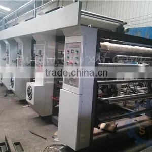 4 Color 1600mm Gravure Type Decorative Paper Printing Machine thumbnail-1