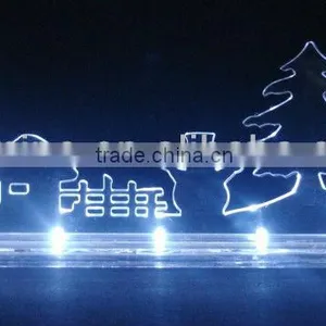 Customized Acrylic Sheet for Christmas LED Card Light thumbnail-1