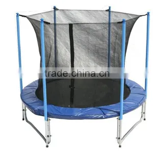 Best Sale 8ft Trampoline With Inside Enclosure,W-shaped Leg Trampoline thumbnail-1