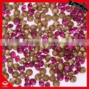 5A Schwan PP Rhinestone Hotsale Fuchsia Color thumbnail-1