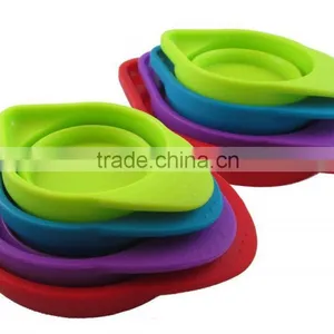 Candy Color 4pcs/set 60-250ml Food Thickening Silicone Measuring Spoons thumbnail-3