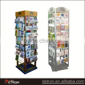 Wooden Rotating Postcard Display Shelf thumbnail-1