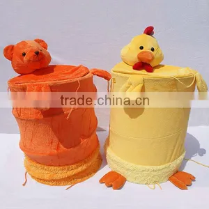 Cute Animal Storage Laundry Hamper thumbnail-1
