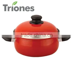 Carbon Steel Porcelain Enamel Non Stick Sauce Pot thumbnail-1