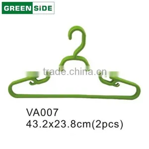 VA007 Good Price Color Customizable Plastic Clothes Hanger thumbnail-2