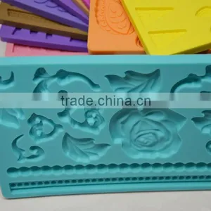 2016 New Products Silicone Lace Mat , Soft Fondant Cake Tools thumbnail-1
