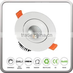 6W 9W Ceiling Recessed LED Down Light for Villa Hotel Shopping Mall thumbnail-5