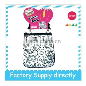 New Fashion Small Teens Sling Bag With 4pcs Markers-DIY Drawing Sling Bag thumbnail-1