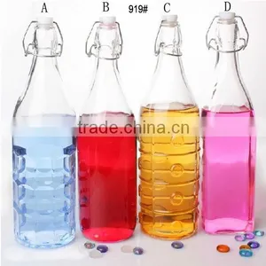 250ml,500ml,1000ml Colored Glass Bottle Swing Top thumbnail-1
