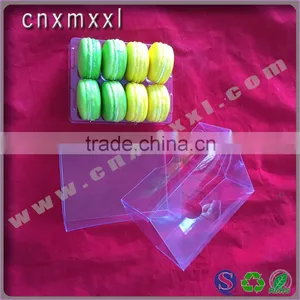 8 Pcs Customized Macaron Box Clear Plastic Printed With PET Inner Trays Food Industrial Use and Grade Plastic Type 5 Macaron thumbnail-5
