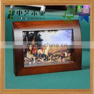 Home Love Decoration Gift Crafts High Quality Customized FSC Wooden Photo Frame thumbnail-5