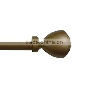 Satin-black Curtain Rod Finials thumbnail-1