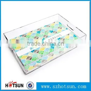 Hot Sales Acrylic Food Serving Tray for Christmas Festival thumbnail-3