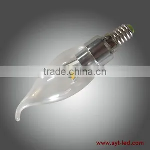 High Quality&Low Price UL CUL EMC ETL Dimmable 5w 360 Degree E12/E14/E17/B15 LED Candle Light Bulb thumbnail-1