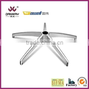 Aluminum Polish Chrome Office Chair Base Metal Chair Base ALA-C14 thumbnail-1