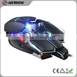 Big Size Illuminated Programmable Metal Computer Mouse for Gamer thumbnail-3