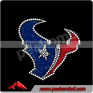 2013 Top Selling Texans Glitter Transfer Patterns Custom Design thumbnail-1