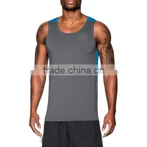 Custom Dry Fit Running Gym Compression Tank Top for Men thumbnail-2