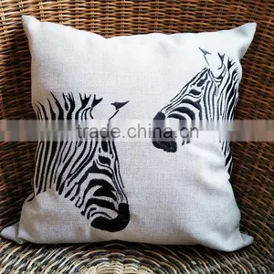 Custom Printed Custom Size Embroidery Plain Linen Pillow Covers thumbnail-1