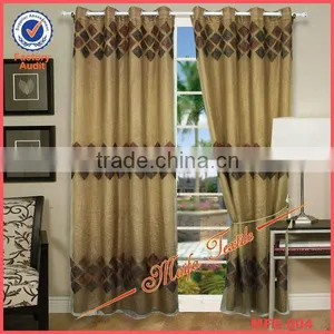 On Sale!2 Layers!Embroidered High Quality Readymade Sheer Curtain thumbnail-1