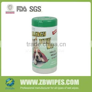 All Natural Care Deodorizing Wipes for Dogs and Cats thumbnail-1