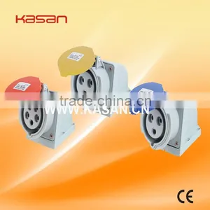 IP55 Waterproof Anti-corrosion Industrial Power Socket thumbnail-1