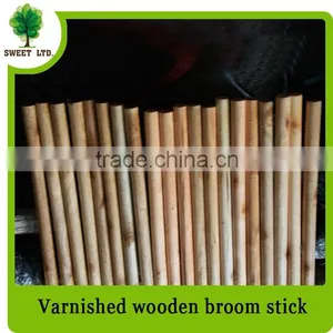 Well Straight Varnished Wood Mop Stick With Cheap Price and High Quality thumbnail-3