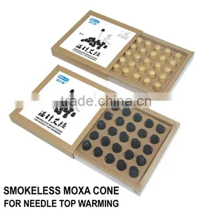 Charcoal Needle Top Warming Smokeless Moxa / Moxibustion Cone thumbnail-1