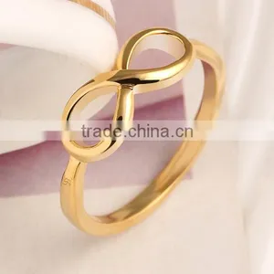 Alloy Plated Girl's Lovely Jewelry Bowknot Rings Gold thumbnail-1